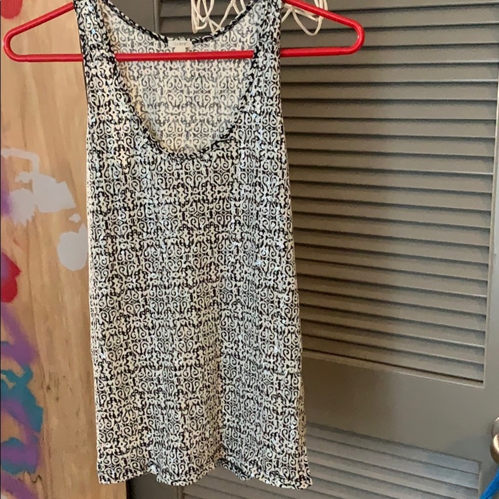 J Crew Sequin Tank Top